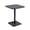 Black, variant on Jamesdar, Haley, Square Heavy Duty Commercial Steel Bistro Dining Table, All Steel Construction, Indoor Outdoor Restaurant & Café Use, 300 lb Capacity, 24" D x 30"H, Black