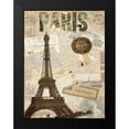 thumbnail image 2 of Lloyd, Sandy 15x18 Black Modern Framed Museum Art Print Titled - Postcards of Paris XIV, 2 of 5