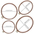 thumbnail image 2 of 1pcs Embroidery Hoops Cross Stitch Hoop Wooden Embroidery Art Craft Sewing Tool, 2 of 5