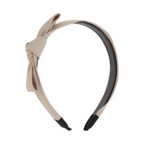 Unique Bargains 1 Pc Elegant Toothed Headbands for Women Beige