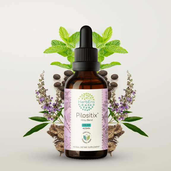 Pilositix Alcohol Extract Tincture. Hirsu Blend 2 oz
