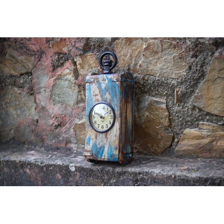 De Kulture Works Vintage Clock Collection Quartz Contemporary Antique, Vintage Wall Clocks, Reclaimed Wood