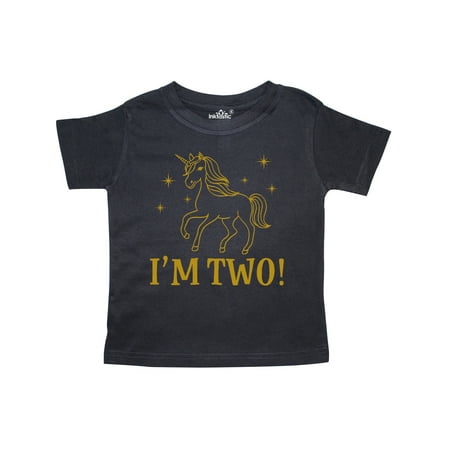 

Inktastic 2nd Birthday Unicorn Cute Girls Gift Toddler Toddler Girl T-Shirt