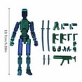 thumbnail image 2 of T13 3d Action Figure, 3d Printed Multi-Jointed Movable Action Figures, Desktop Decorations for Game Lovers Toys,Creative Assembly And Decompression Toys F, 2 of 2
