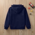 thumbnail image 5 of TOWED22 Unisex Boys Girls Fleece Jacket Lightweight Zip up Active Hoodie Hooded Sweatshirt Kids Spring Fall Jackets Coat,Dark Blue,7-8 Y, 5 of 5