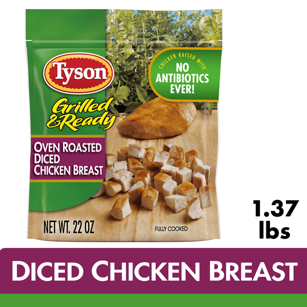 Tyson® Grilled & Ready® Fully Cooked Oven Roasted Diced Chicken Breast