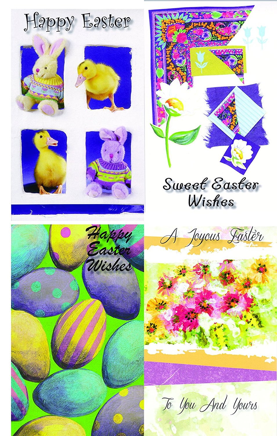 Assorted Easter Greeting Cards 24 Pack