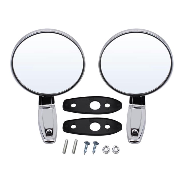 Espejo Retrovisor Exterior para Puerta de Automóvil Fabricado en Zinc Mejora Visual y Proporciona Reflejo Preciso Adecuado para Accesorios