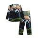 thumbnail image 1 of Fotbe Forest Plant Raccoon Pijama de Hombre con Estampado de Manga Larga, Conjunto de 2 Piezas, Ropa de Dormir Suave y Cómoda con Bolsillos-Small, 1 of 7