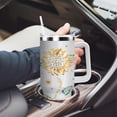 thumbnail image 4 of 40 Oz Double Wall New Mom Tumbler with Handle and Straw, Birthday Gifts for New Mom Mug, New Mom Cup First Time Mom Gifts from Daughters, Stainless Steel New Mom Coffee Mug Gifts for Mom, 4 of 6