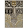 thumbnail image 2 of Vision Studio 17x24 Gold Ornate Wood Framed with Double Matting Museum Art Print Titled - Ornament in Gold and Silver I, 2 of 4