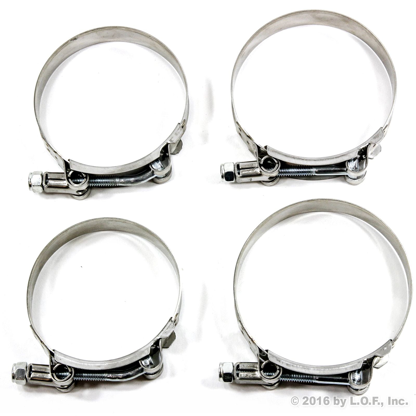 10ea Bulk Of Stainless Metal Steel Hose Clamps Assortment Hoseclamp