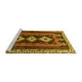 thumbnail image 2 of Ahgly Company Machine Washable Indoor Rectangle Persian Yellow Traditional Area Rugs, 7' x 10', 2 of 4