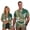 Blue Polynesian, variant on Polynesian Hibiscus Couples' Outfits Men's Button Up Shirt Summer Beach Shirts Plus Size and Women's Short Sleeve Shirts Lightweight Summer Hawaiian Outfits