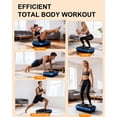 thumbnail image 3 of RIORUN 150W Vibrating Plate Exercise Machine，300 lbs Capacity Shake Board with Bluetooth, LED Display, Remote Control, Blue, 3 of 8
