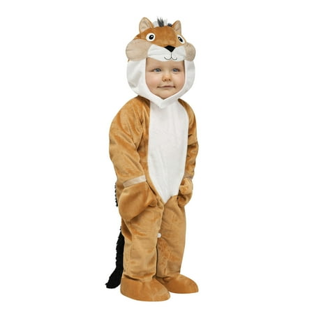 Toddler Chipper Chipmunk Costume by FunWorld 117001, 6-12mo