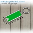 thumbnail image 5 of 10 Flashlight Keychains Pack - Rectangle, Plastic - Green, 5 of 5
