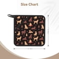 thumbnail image 3 of Sikiie Labrador Retriever Dog Pot Holders Kitchen Insulation Mats Heat Resistant Pot-Holder Oven Anti-Scald Pads for Cooking Baking, 7.1*7.1inch, 3 of 8