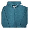 thumbnail image 4 of Sudadera Fruit of the Loom Para Hombre de Felpa con capucha y cierre, Azul, Talla M, 4 of 4