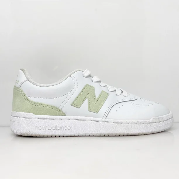 New Balance Unisex BB80 BBW80ADG White Casual Shoes Sneakers Size M 5.5 W 7 B