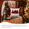 thumbnail image 2 of Inteprter Fundas de almohada decorativas navideñas, funda de almohada de lino cuadrada, funda de cojín estampada, sofá cama, dormitorio, Suministros térmicos Tipo 1, 2 of 6