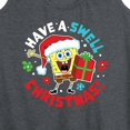 thumbnail image 3 of SpongeBob SquarePants - Have A Swell Christmas - Women's Racerback Tank Top, 3 of 6