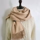 thumbnail image 2 of Bufanda de Cachemira de lujo para mujer, chal cálido de invierno, Pashmina larga con borlas, manta gruesa, Q381, novedad de 2023 Fivean unisex, 2 of 2