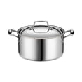 thumbnail image 1 of Legend Cookware Stainless Steel Stock Pot With Lid, 1 of 6