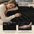 thumbnail image 4 of OHSIO Couch Cover for Pets, Non-Slip Fuzzy Sofa Slipcover, Washable Soft Sofa Protector for Couch Sofa and Sectional (Black, 27.6'' x 63''), 4 of 9