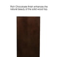 thumbnail image 2 of Leick Furniture Wood Chairside-Recliner End Table in a Chocolate Oak Finish, 2 of 5