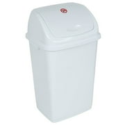 Trash Compactors Superior Performance Plastic 13 Gallon Swing Top Trash Can
