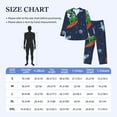 thumbnail image 6 of Kll Dinosaur Astronaut Sleepwear Mens Flannel Pajamas,Long Cotton Pj Set, 6 of 9