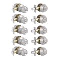 thumbnail image 1 of Knobonly All Keyed Same, Front Door Handleset with Single Cylinder Deadbolt in Satin Nickel Finish, Keyed Alike for Every Set, 5 Pack, 1 of 4