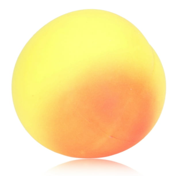Pelota antiestrés, pelota elástica para apretar con forma de melocotón, pelota para apretar con forma de fruta, resultados impresionantes
