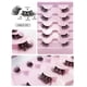 thumbnail image 2 of Zhuge 10 pares de pestañas de visón tenues, pestañas postizas de volumen natural, pestañas postizas, medias 37, 2 of 3