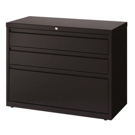 Scranton Co 3 Drawer Lateral File Cabinet In Black Walmart Com
