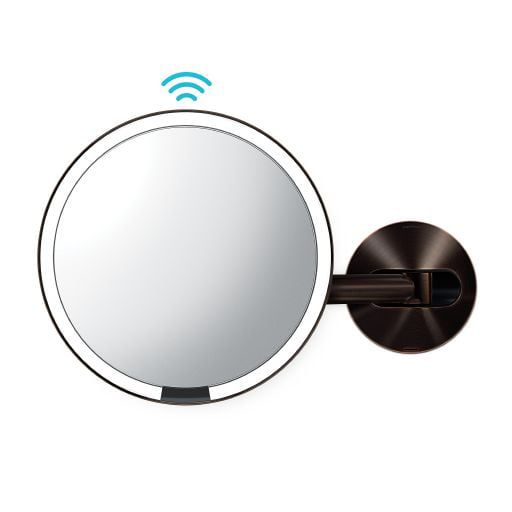 Simplehuman 8 Round Wall Mount Sensor, Simplehuman Wall Mount Sensor Mirror Installation