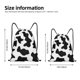 thumbnail image 2 of Fotbe Milk Cow Bolsa Mochila con Cordón Estampada, Bolsa de Gimnasio Deportiva, Bolsa Cinch, Bolsa con Cordón para Hombres y Mujeres-Medium, 2 of 6