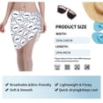thumbnail image 7 of Bingfone Hipster Mustache Women's Sarong Swimsuit Cover Ups Bathing Suit Coverups Chiffon Beach Wrap Skirts, 7 of 7