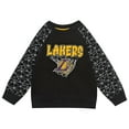 thumbnail image 2 of Toddler Outerstuff Black Los Angeles Lakers Nothing But Net Fleece Sweatshirt & Pants Set, 2 of 5