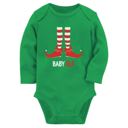 

Tstars Boys Unisex Christmas Shirts Gift Baby Elf Cute Santa s Lil Elf Kids Funny Humor Family Holiday Shirts Xmas Party Christmas Gifts for Boy Baby Long Sleeve Bodysuit