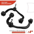 thumbnail image 4 of A-Premium 8Pcs Front Upper Control Arm and Ball Joint Assembly Sway Bar Link Tie Rod End Lower Ball Joint Compatible with Ford F-150 2004-2005, 4 of 9
