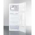 thumbnail image 3 of 24 Inches wide 9.9 cu.ft. frost-free refrigerator-freezer in white finish with factory installed icemaker, 3 of 5