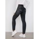 thumbnail image 3 of Set 2 Leggins Mujer Mezclilla Faja Alta Mallas Gruesa Mayon, 3 of 4
