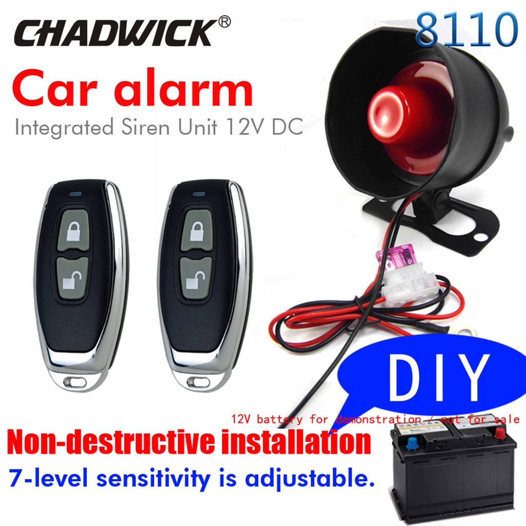 Luwecf New Car Burglar Alarm Keyless Entry Security Protecting System Anti- Device