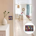 thumbnail image 7 of Yayeee Toggle Light Switch Wall Plate 2-Gang 4.56"x4.48" Decorative Outlet Cover, Colorful Checkered Daisy, 7 of 7