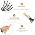 thumbnail image 3 of CIMAXIC Stainless Steel Clam Rake with Net Design for Beach Digging Black 1Pc,14.96"X4.33"X3.54", 3 of 5
