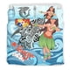 thumbnail image 3 of Juego de cama Tonga - Niñas polinesias con tiburón, 3 of 4