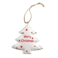 thumbnail image 3 of Colgante de Navidad Macarena Hecho a Mano Reutilizable Blanco, 3 of 8