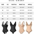 thumbnail image 6 of MANIFIQUE Thong Shapewear Bodysuit for Women Tummy Control Slim Body Shaper V Neck Faja Jumpsuit Tops, 6 of 6